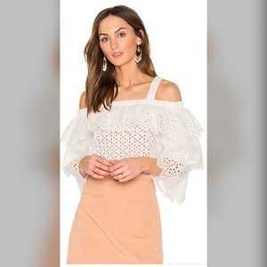 Endless Rose Cold Shoulder Top W/ Tiered Sleeves
